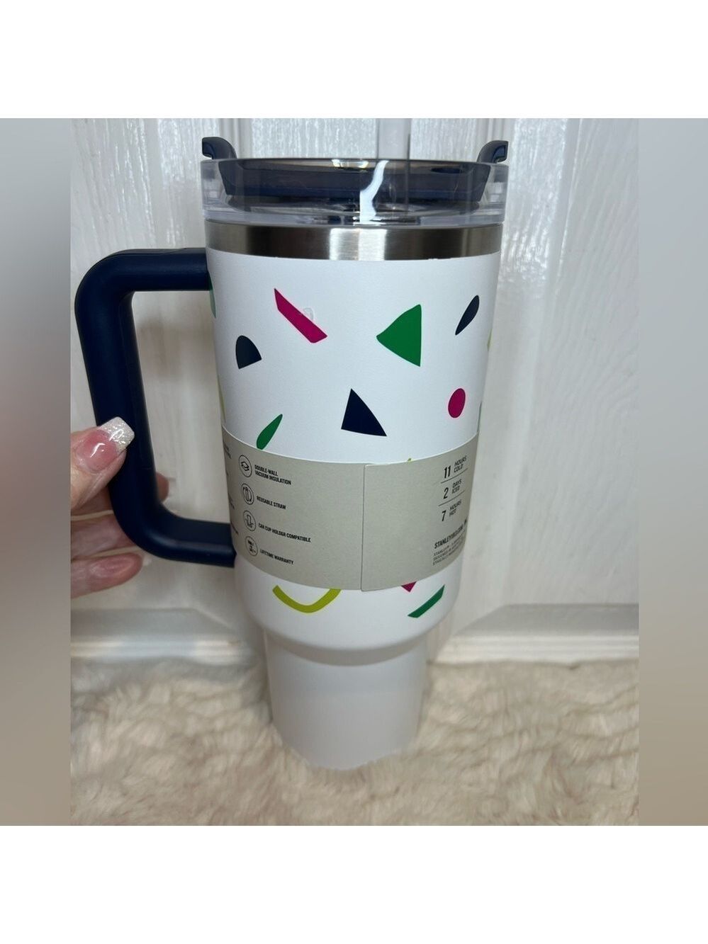 STANLEY 40oz TUMBLER QUENCHER H2.O FLOWSTATE STANLESS STEEL TRAVELER - Picture 3 of 8